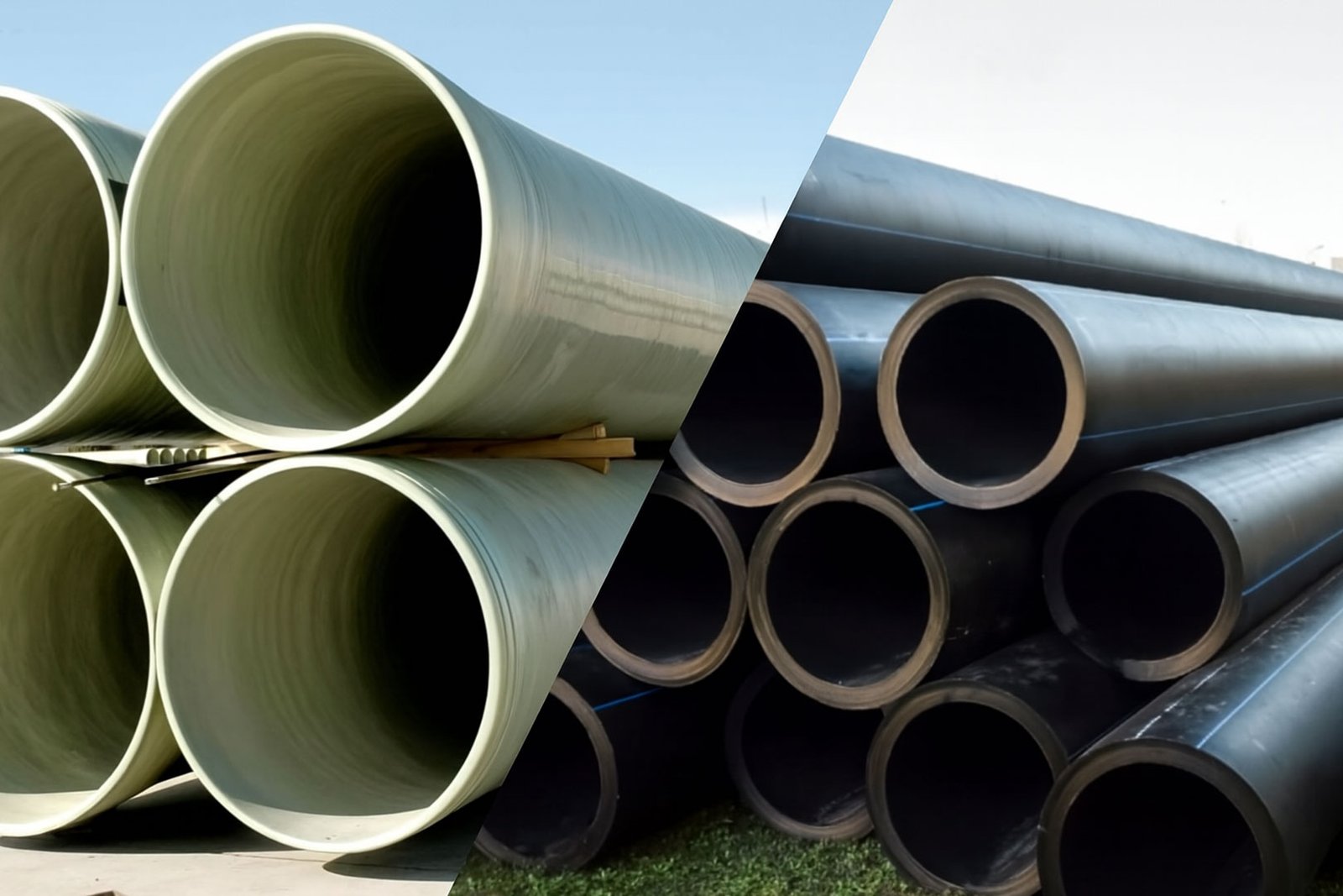 grp vs hdpe pipe