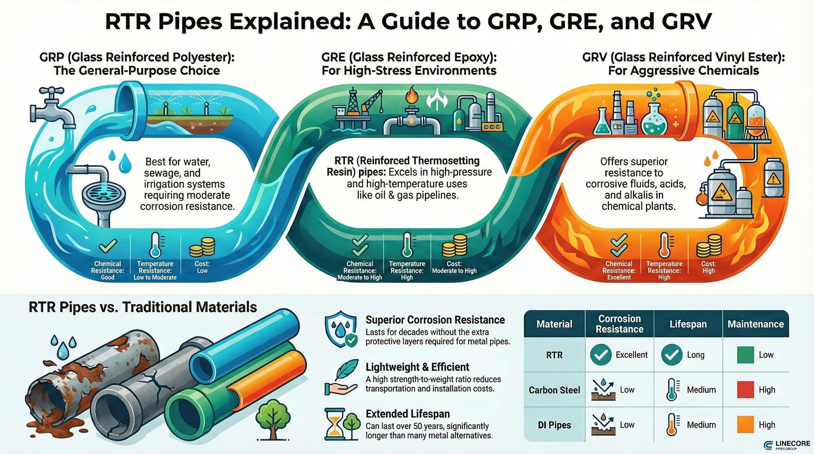 rtr pipes infographic