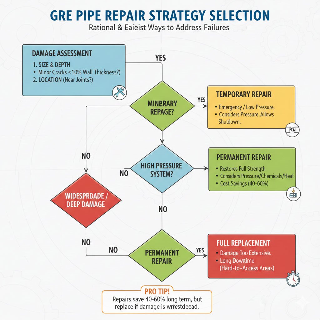 gre pipe repair strategy