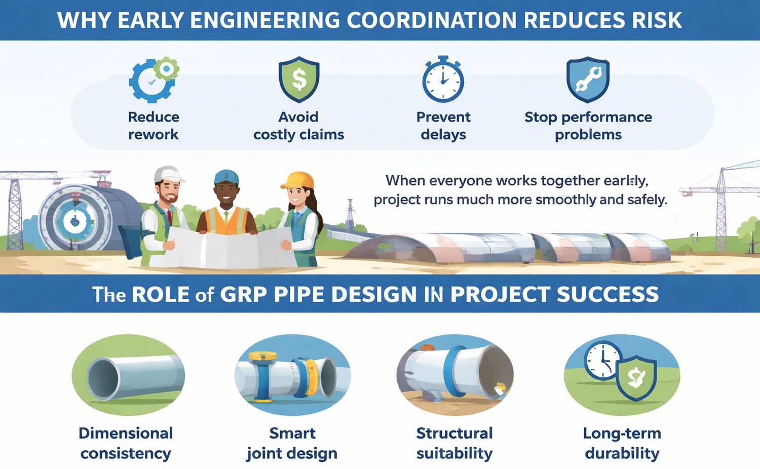 The Role of GRP Pipe Design in Project Success