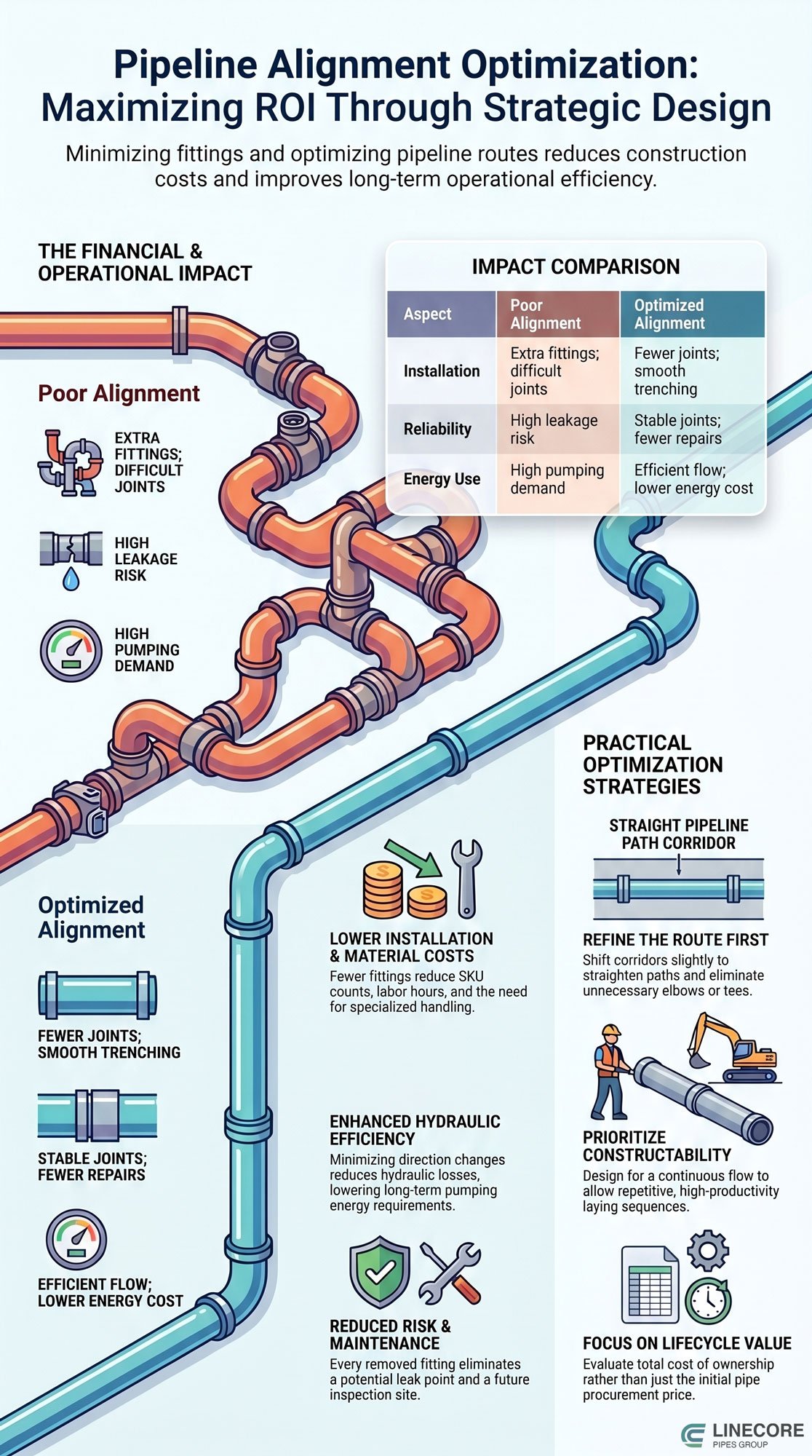 pipeline alignment optimization infographic