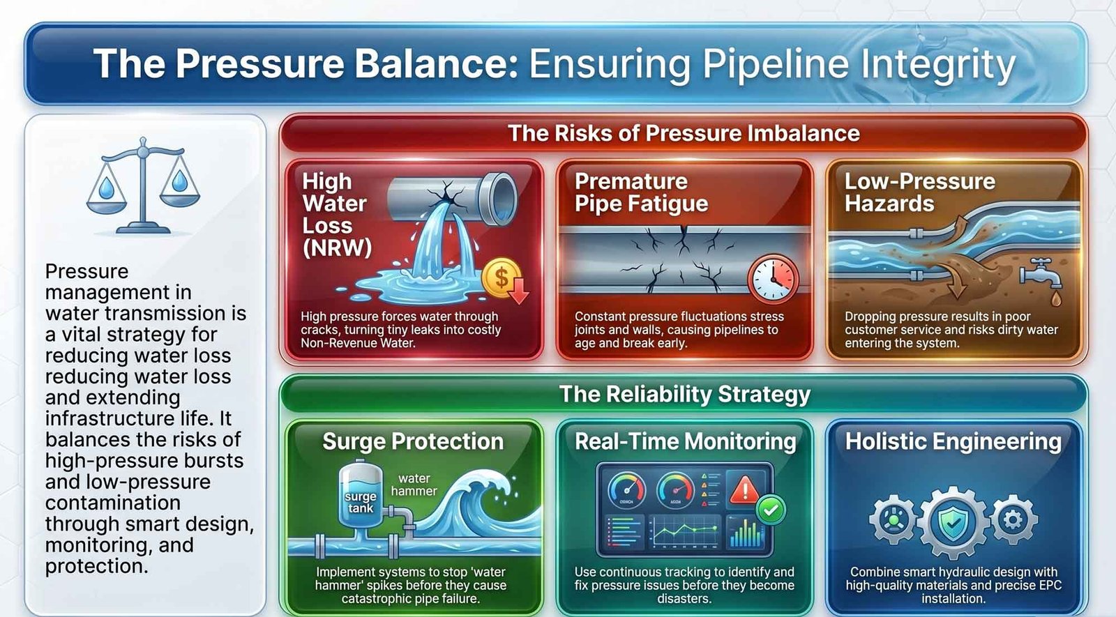 Pressure Balance: Ensuring pipeline integrity