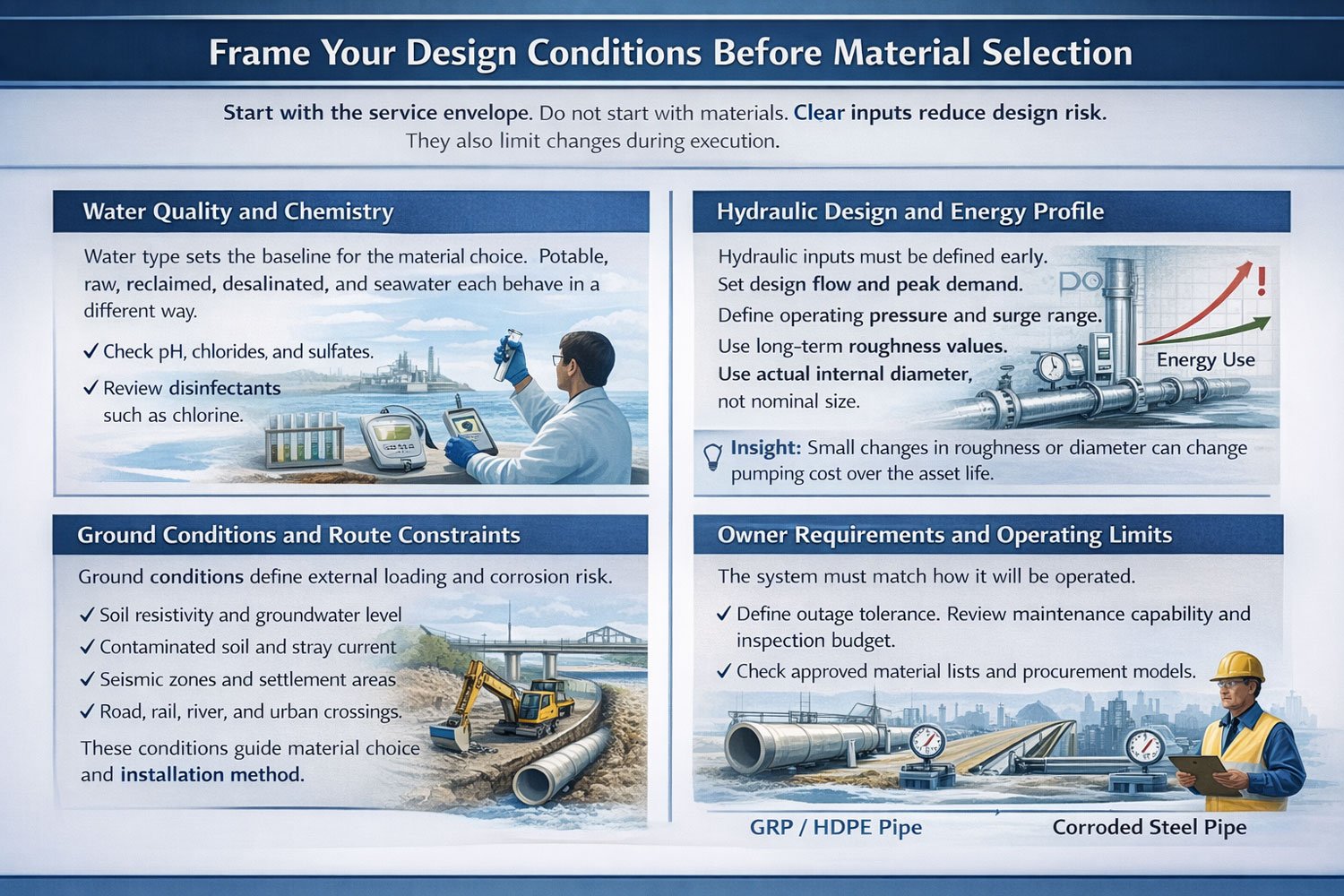 frame your design conditions