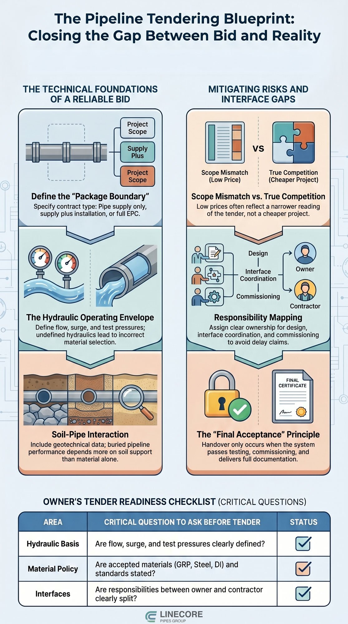 The pipeline Tendering Blueprint