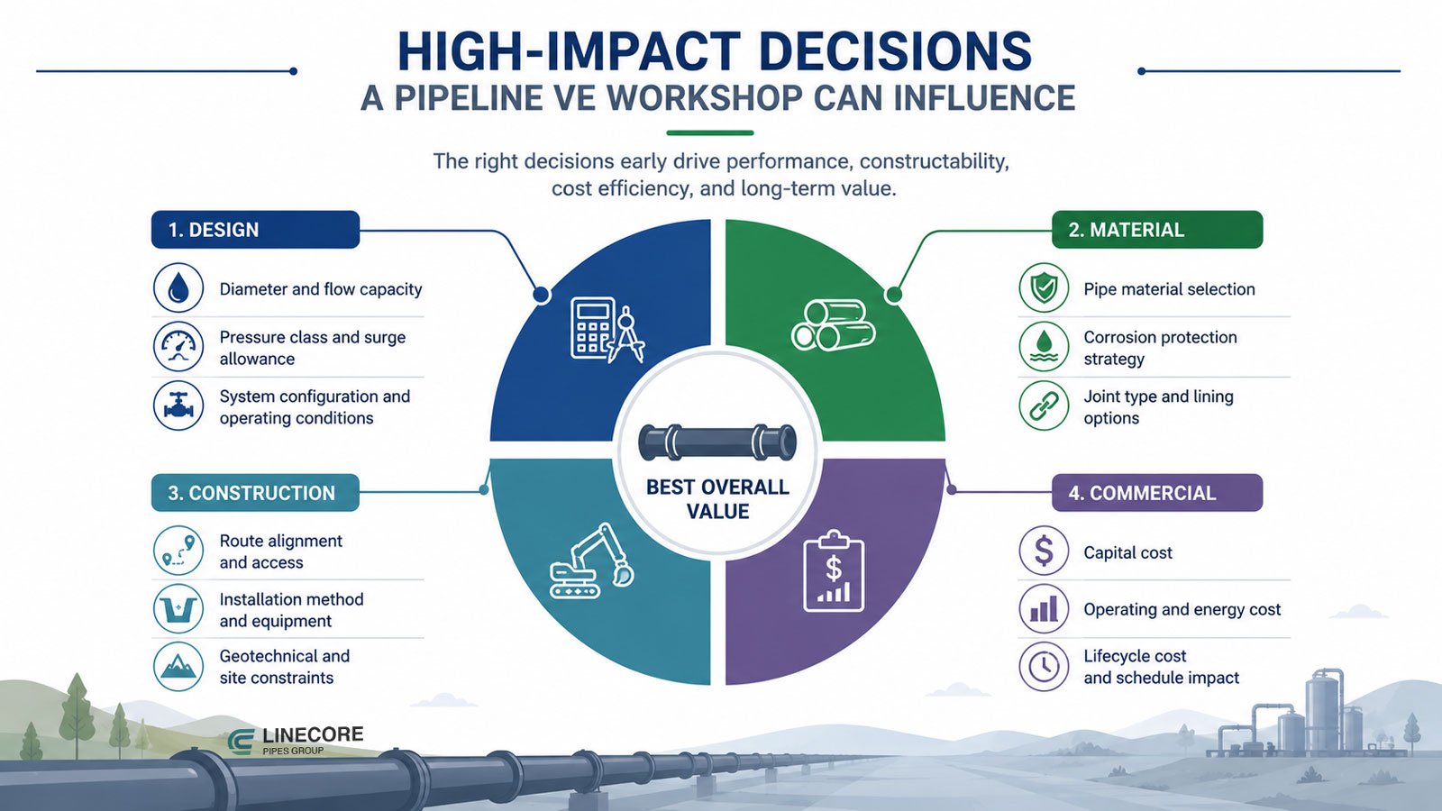 High Impact Pipeline Decisions