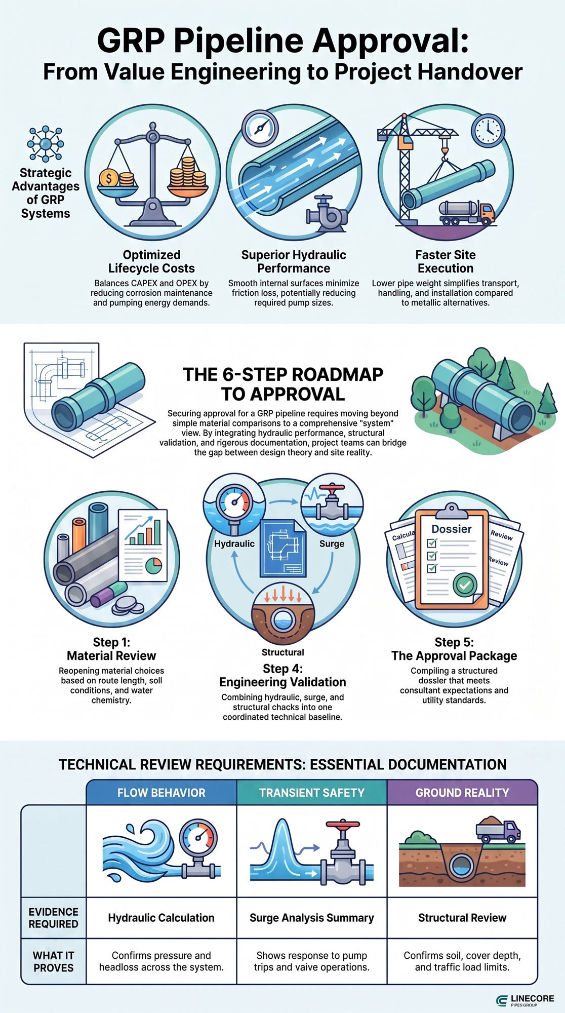 grp pipeline design approval infographic