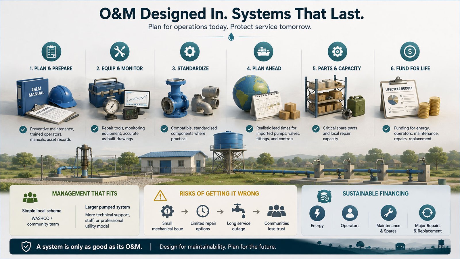 Designing Sustainable Rural Infrastructure O&M