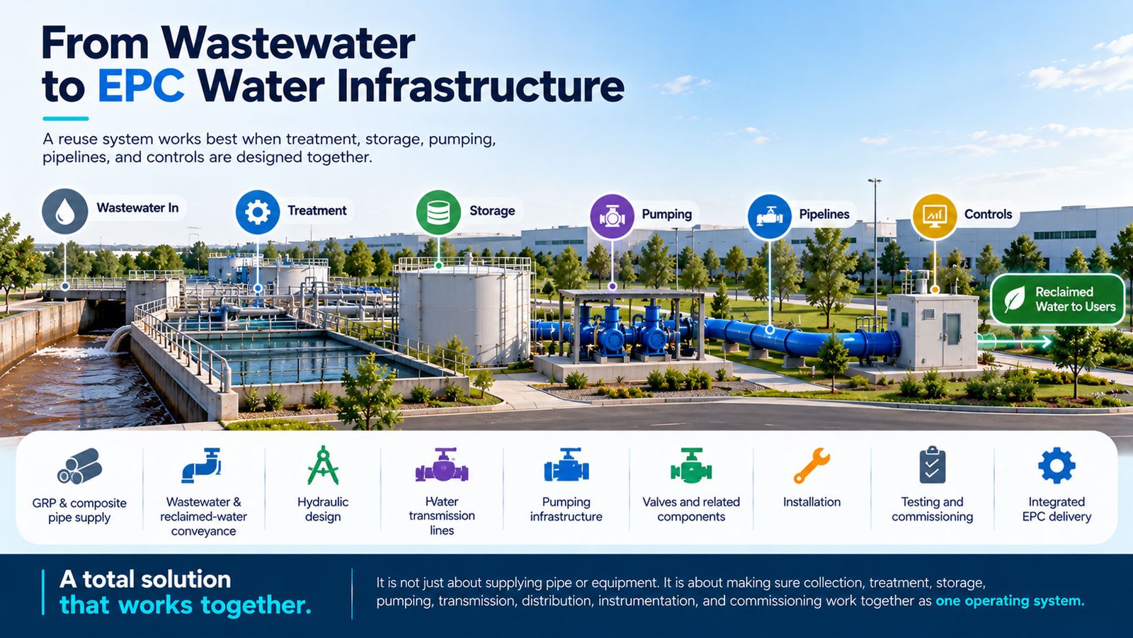 From Wastewater Project to Integrated EPC Water Infrastructure