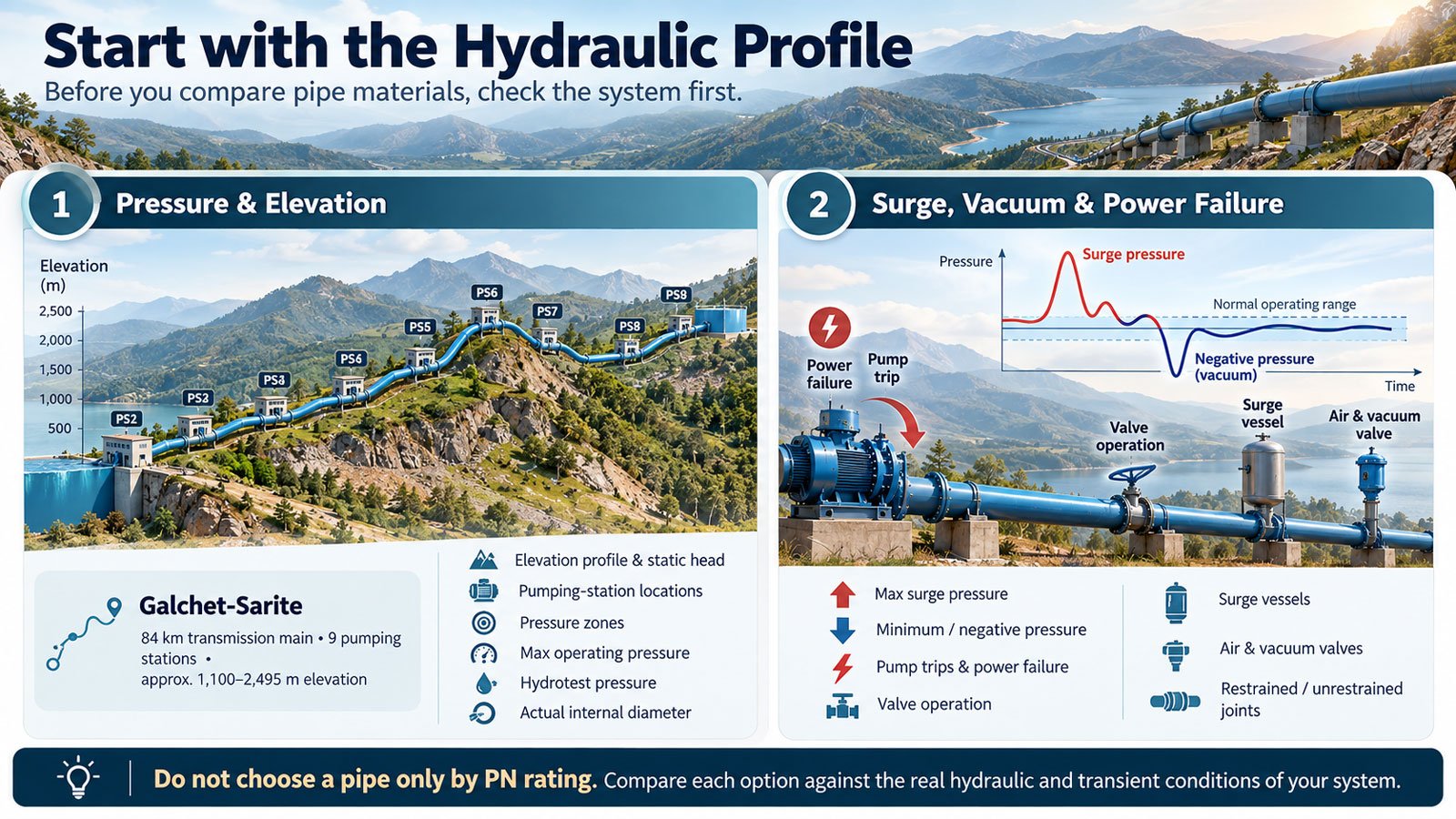 Hydraulic Pipeline Design