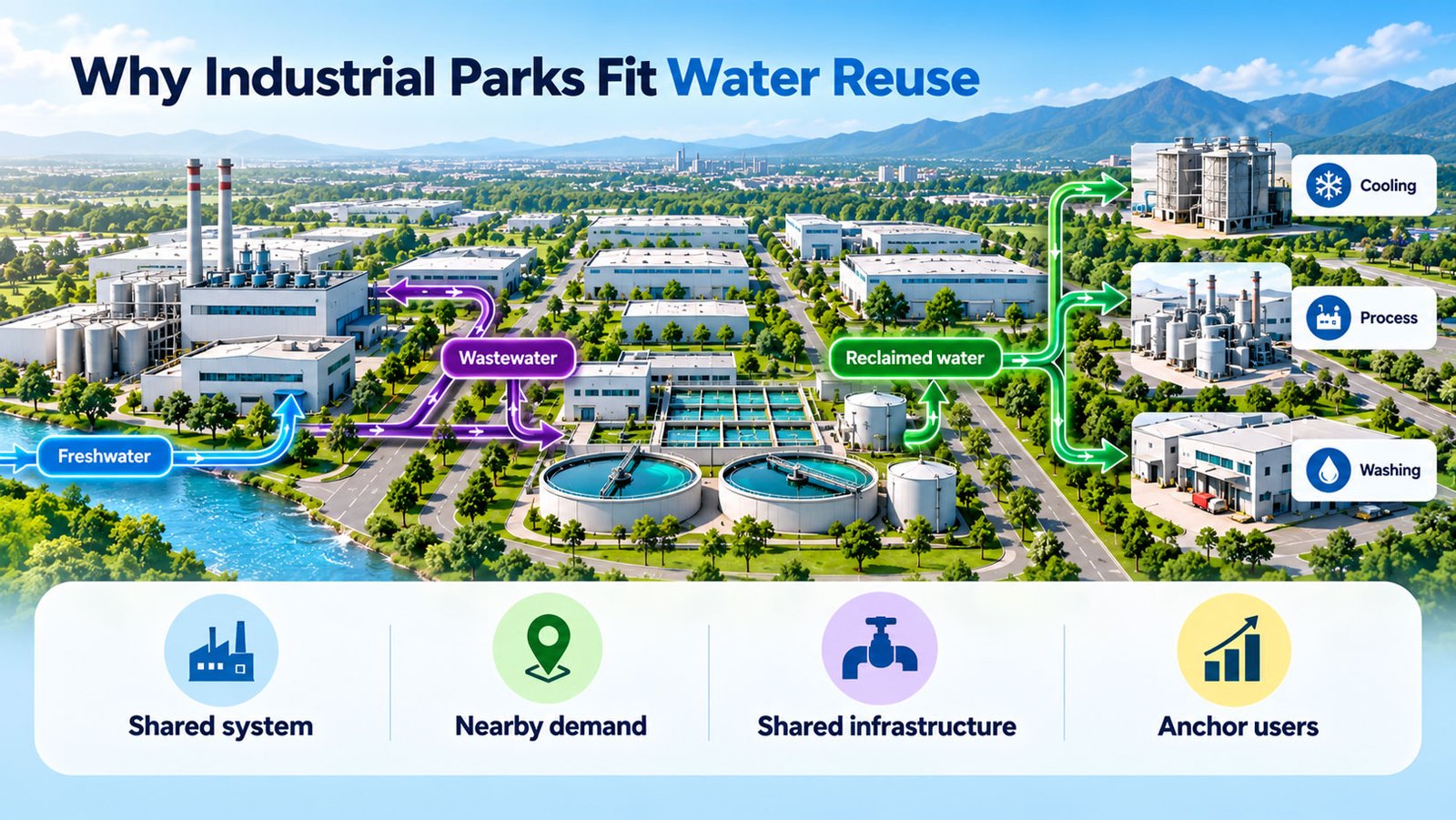 Why Industrial Parks Are Strong Candidates for Water Reuse